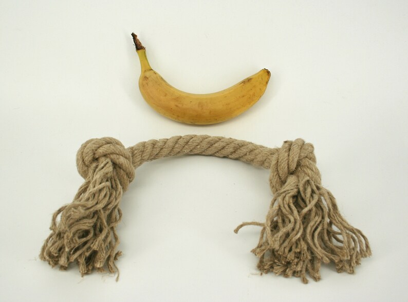 Organic hemp rope dog toy, Made for serious chewers, Eco friendly and natural dog toy, Large size handmade toy for dogs, Pet chew toy
